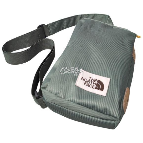 The North Face Field Bag Crossbody TNF Wreath Green Thyme Yellow RARE OG Style - Picture 12 of 13